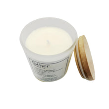 Load image into Gallery viewer, Father Definition Frosted White Tumbler Candle
